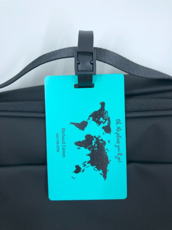 Personalized Luggage Tag: Custom Printed MDF Bag Tag