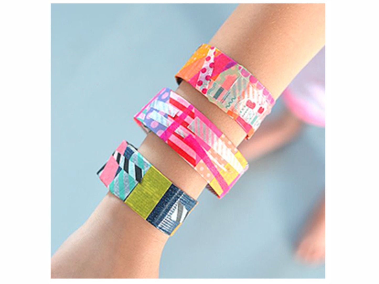 90s/80s Themed Custom Slap Bracelets | Printed Party Favor Slap Bracelets