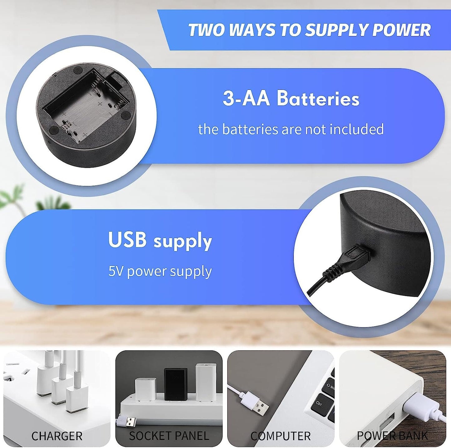 Custom Name LED Night Light – 16 Color Changing