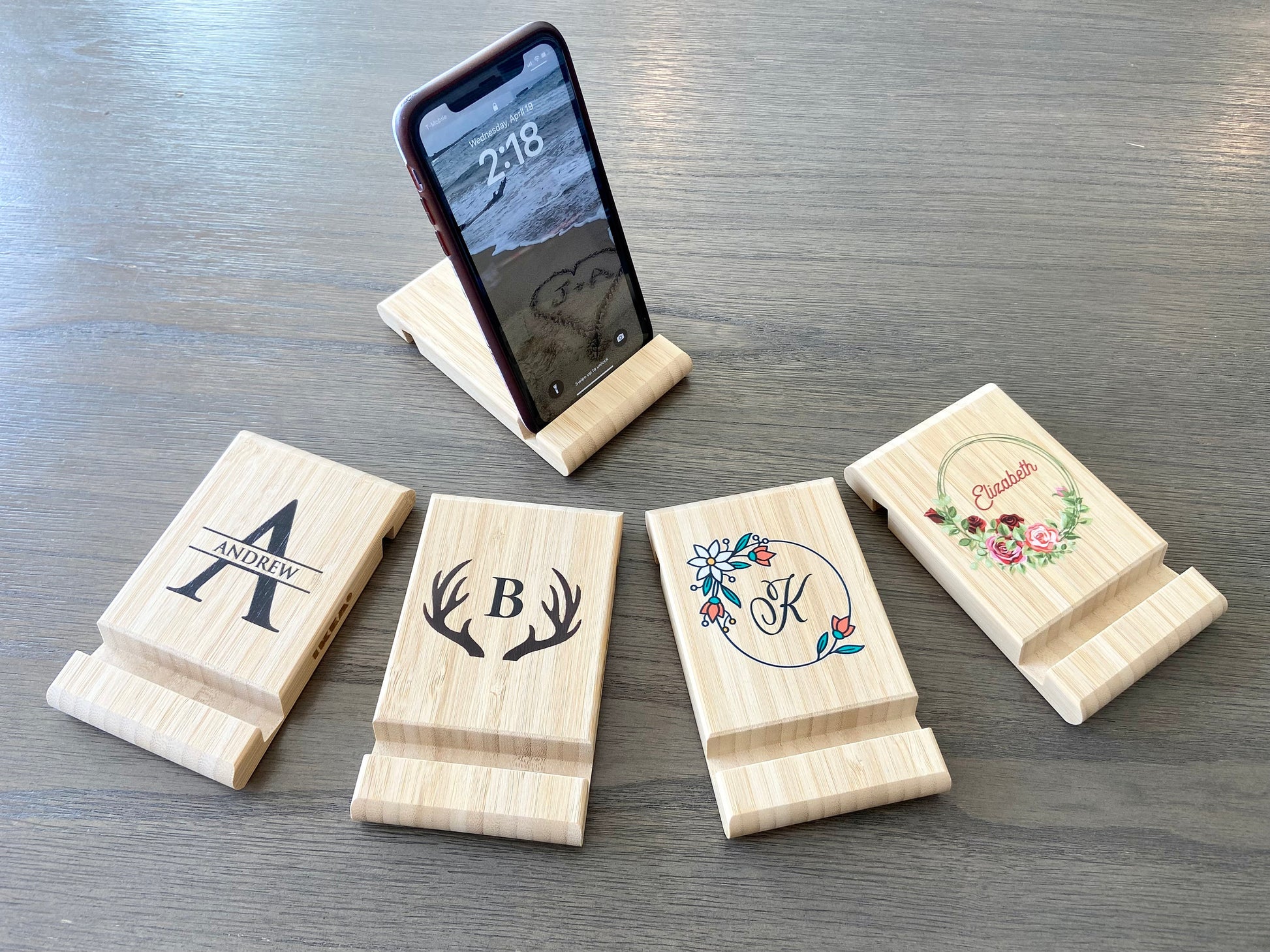 Personalized Cellphone and Tablet Holder