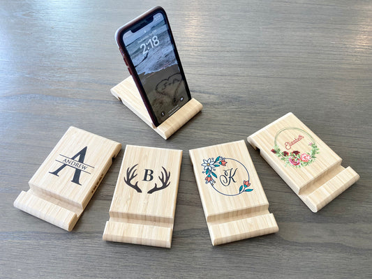 Personalized Cellphone and Tablet Holder