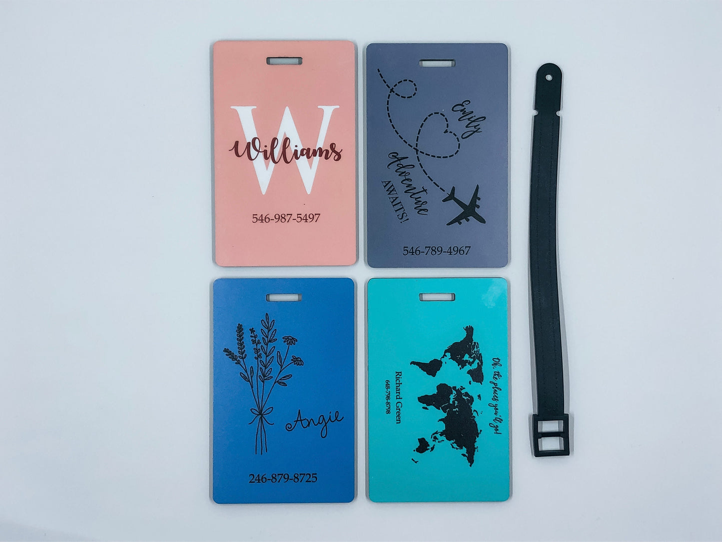 Personalized Luggage Tag: Custom Printed MDF Bag Tag