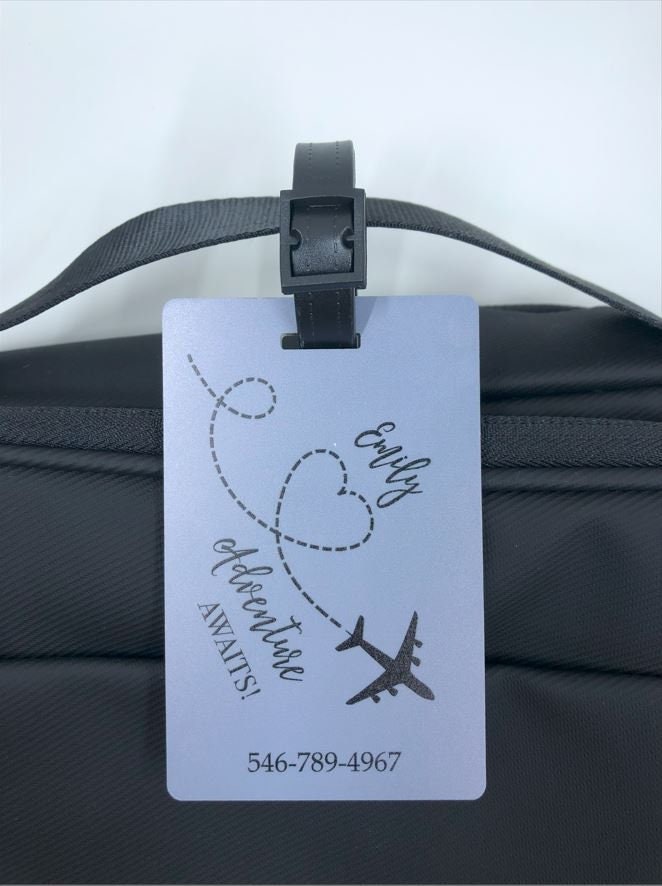 Personalized Luggage Tag: Custom Printed MDF Bag Tag