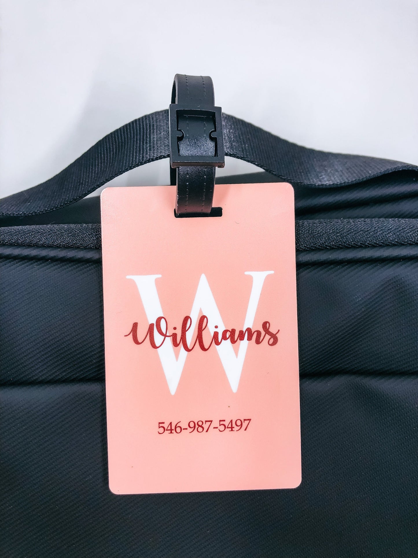 Personalized Luggage Tag: Custom Printed MDF Bag Tag