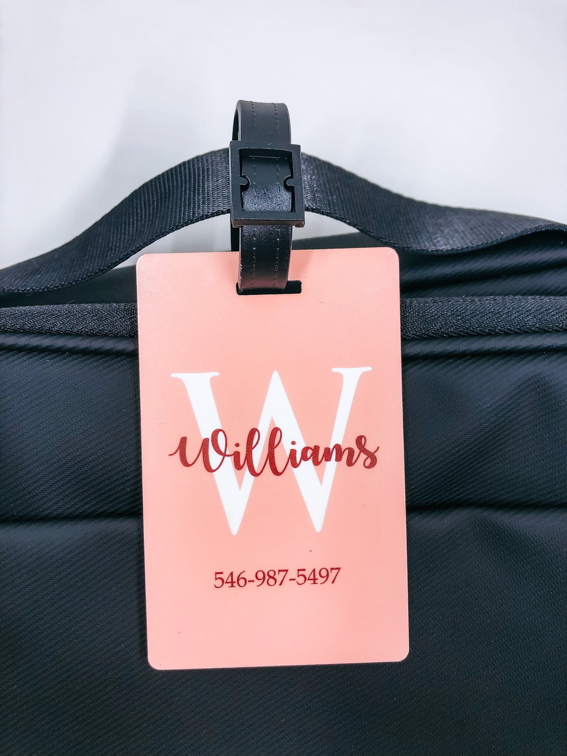 Personalized Luggage Tag: Custom Printed MDF Bag Tag