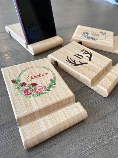 Personalized Cellphone and Tablet Holder