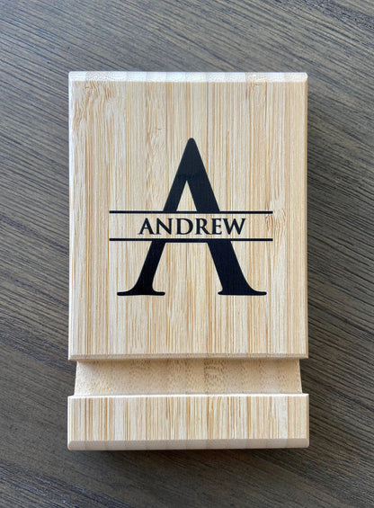 Personalized Cellphone and Tablet Holder