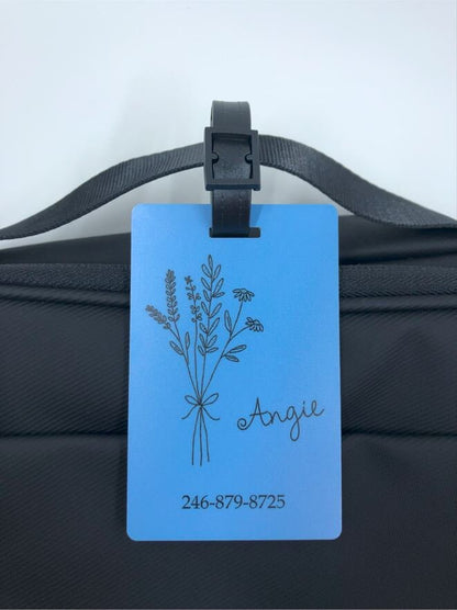 Personalized Luggage Tag: Custom Printed MDF Bag Tag