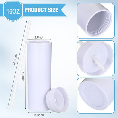 Custom Design UV Printed Skinny Tumbler with Lid and Straw