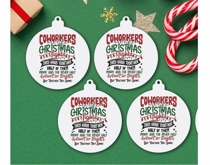 Coworker Acrylic Christmas Ornament for Coworker Gift