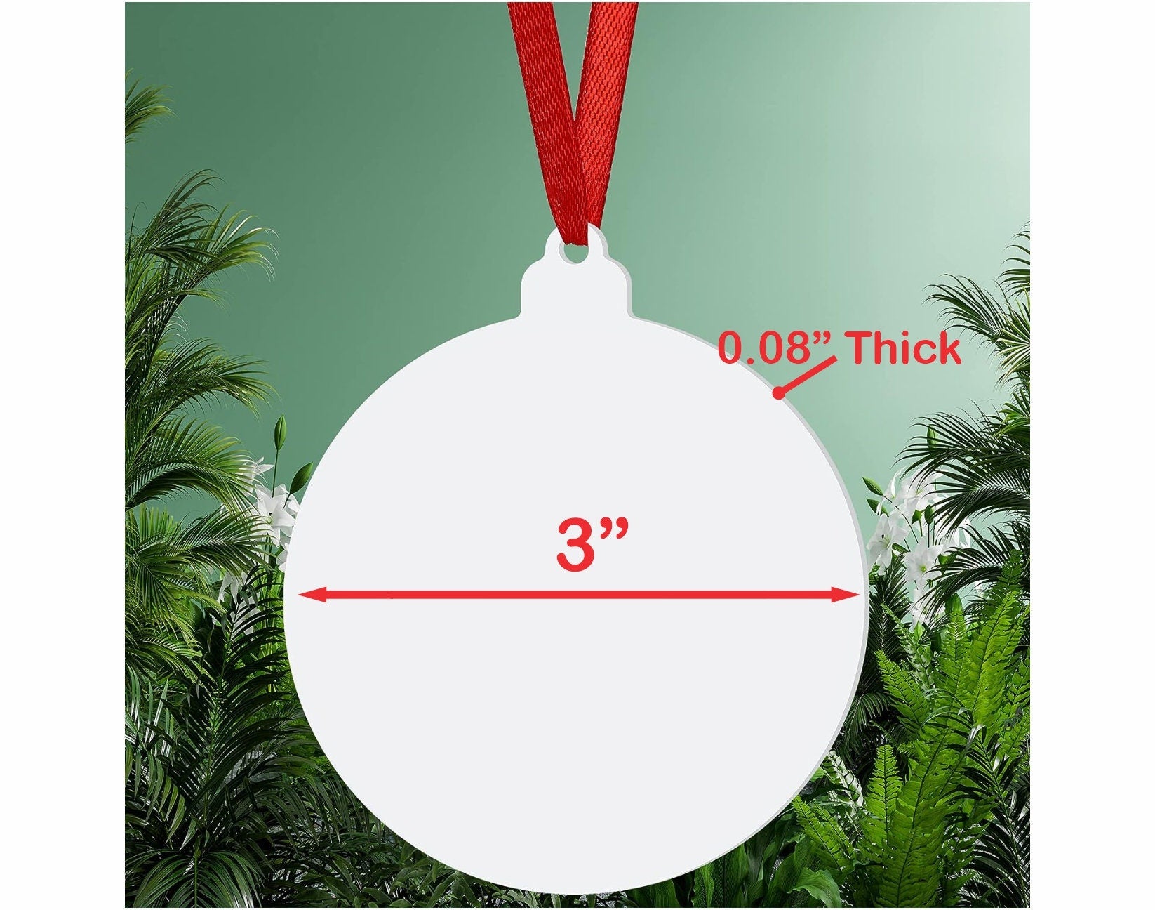 Personalized Dance Teacher Christmas Ornament