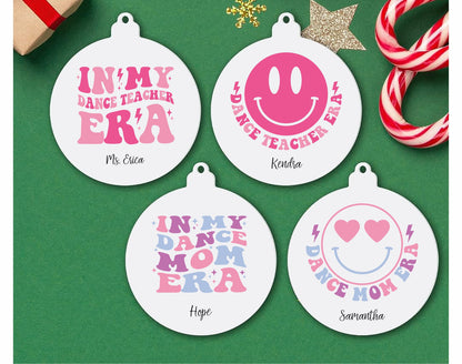 Personalized Dance Teacher Christmas Ornament