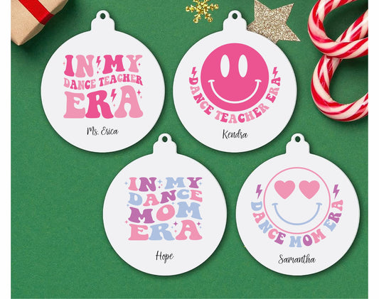 Personalized Dance Teacher Christmas Ornament