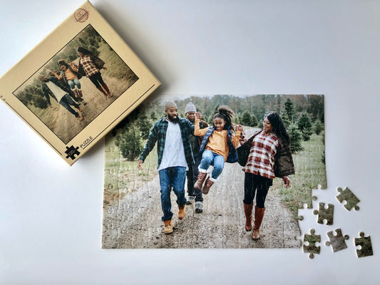 Custom Photo Puzzle with Printed Box | 120 Pieces