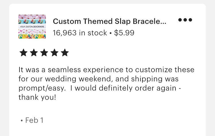 Custom Themed Slap Bracelets | Printed Party Favor Slap Bracelets