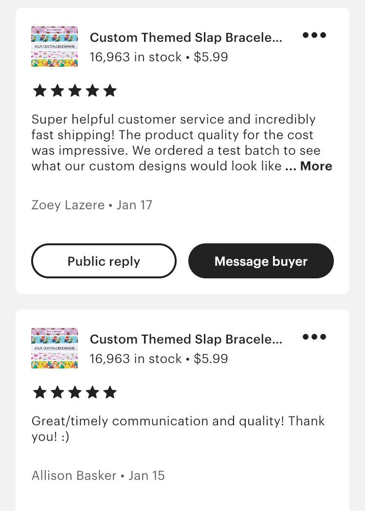 Custom Themed Slap Bracelets | Printed Party Favor Slap Bracelets