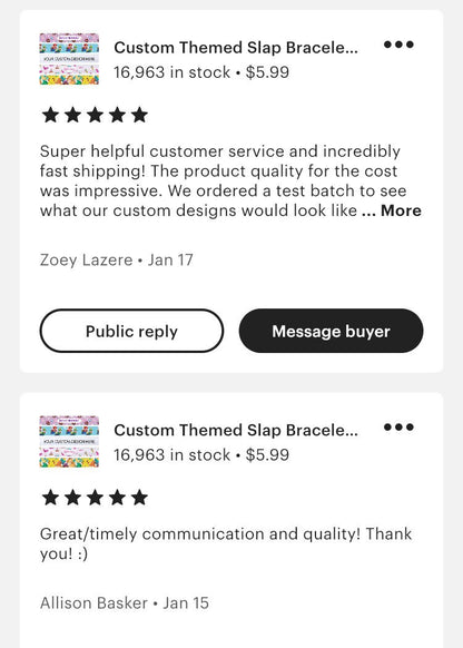 Custom Themed Slap Bracelets | Printed Party Favor Slap Bracelets