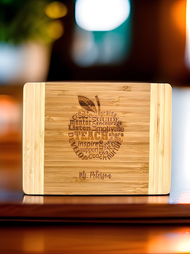 Personalized Teacher Appreciation Cutting Board