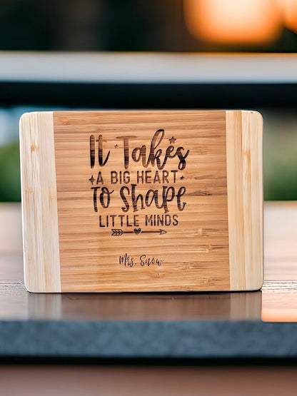 Personalized Teacher Appreciation Cutting Board