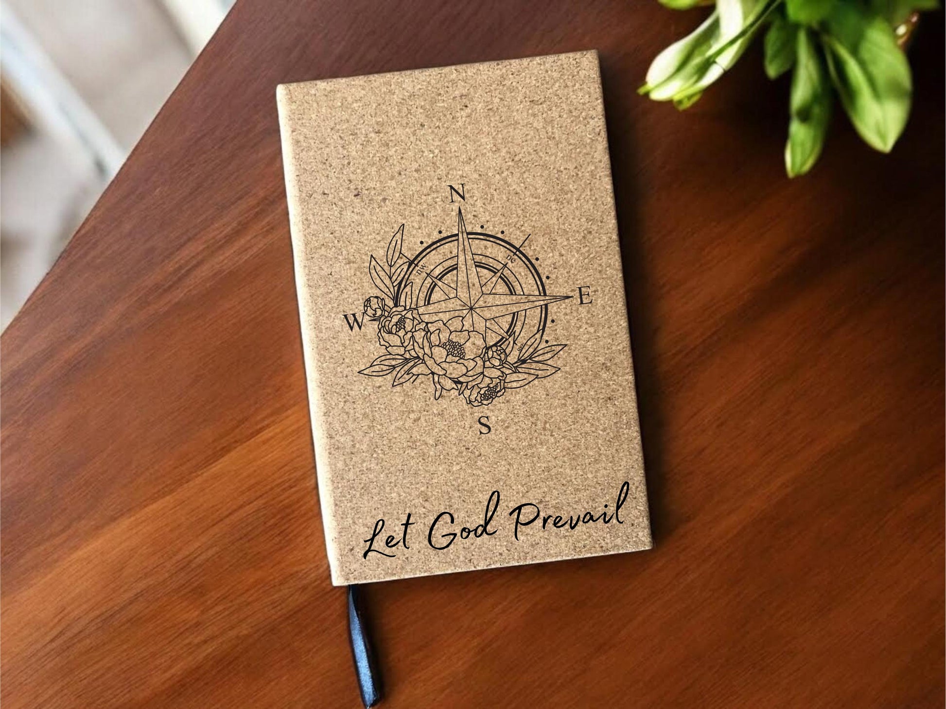 Personalized Laser Engraved Let God Prevail Notebook, General Conference 2024
