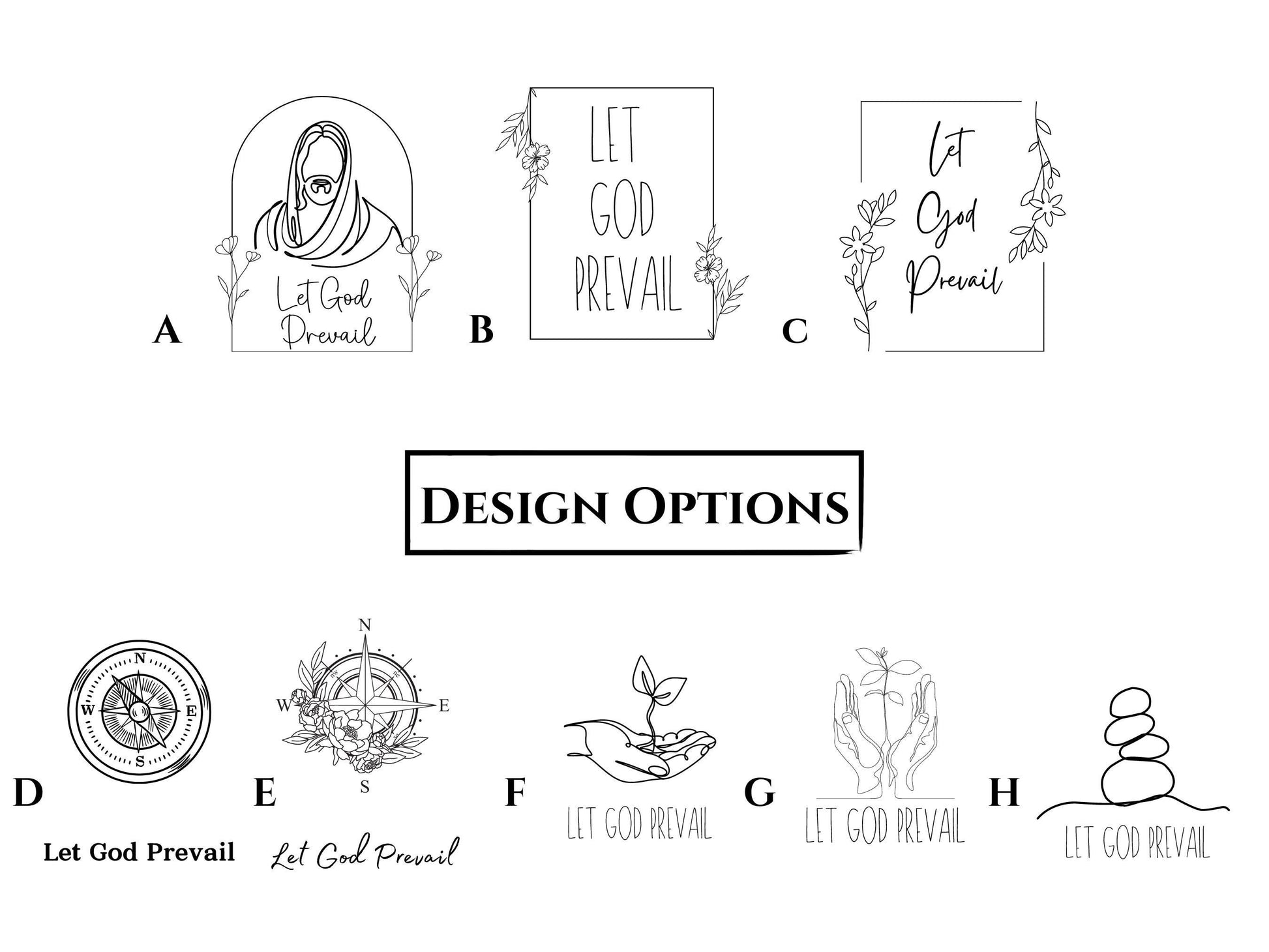 Personalized Laser Engraved Let God Prevail Notebook, General Conference 2024