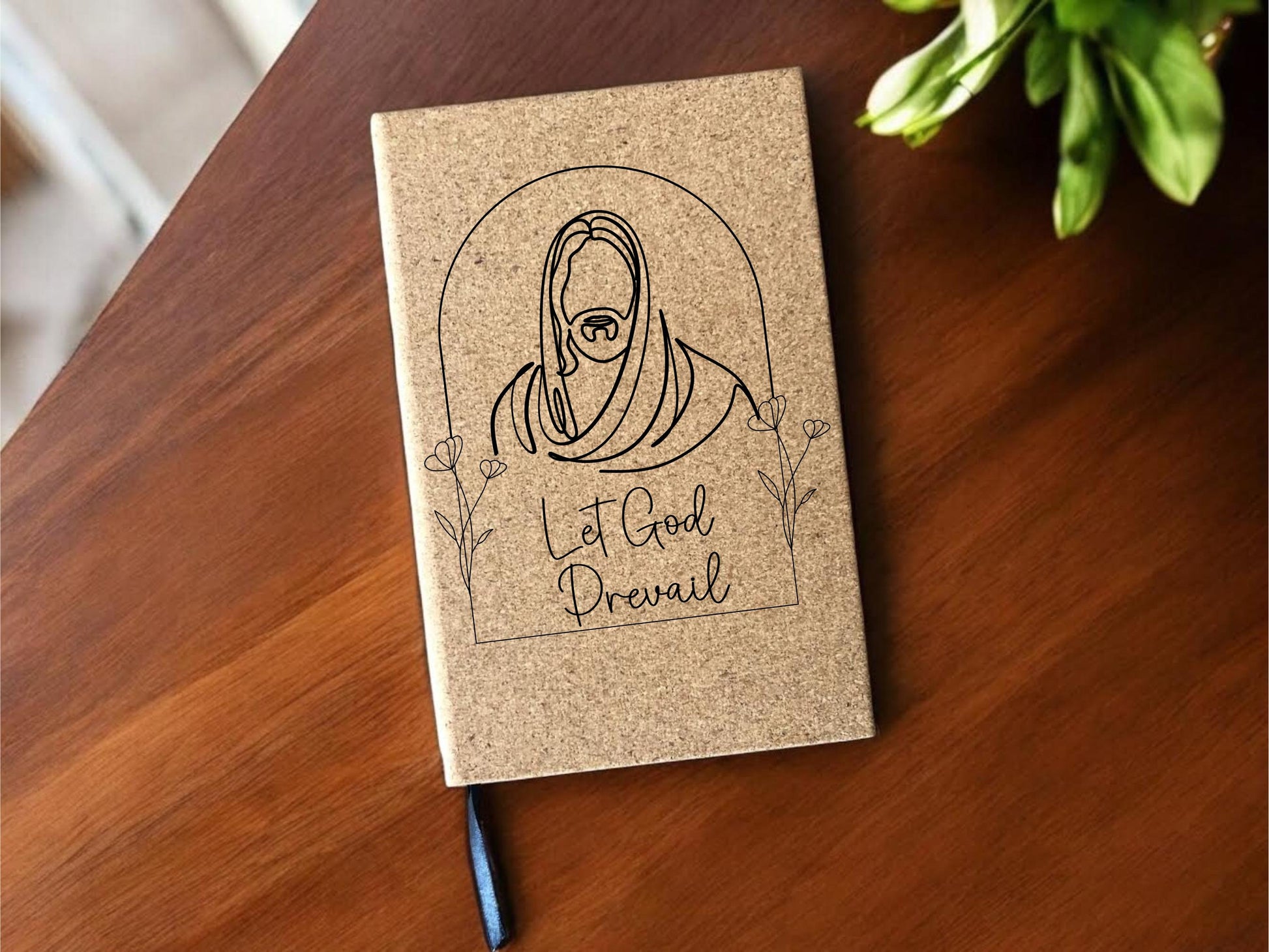 Personalized Laser Engraved Let God Prevail Notebook, General Conference 2024
