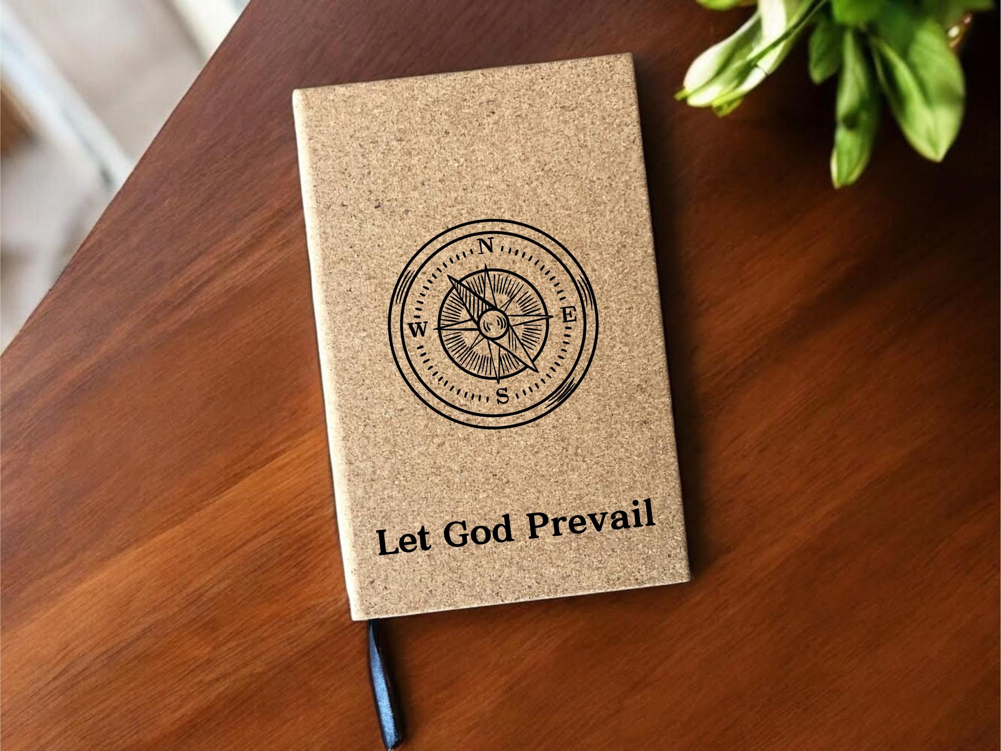 Personalized Laser Engraved Let God Prevail Notebook, General Conference 2024