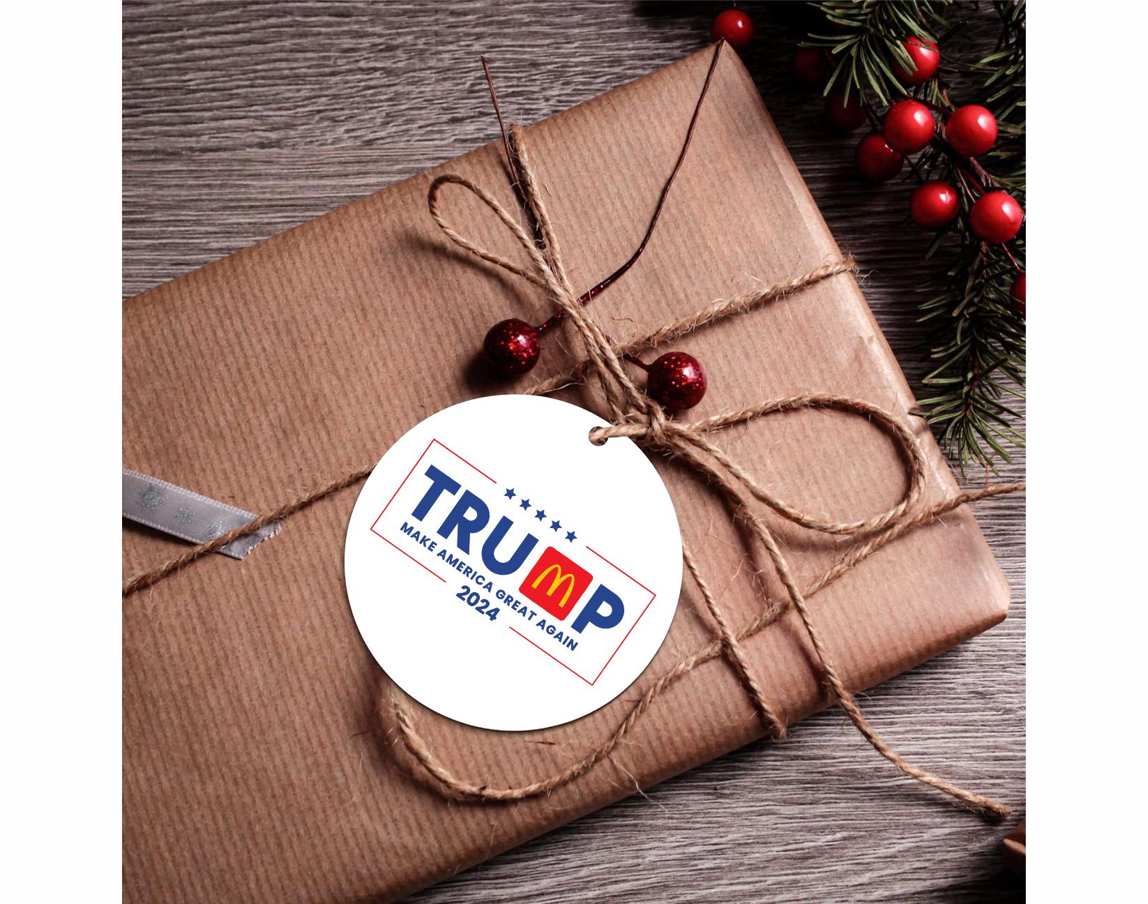 Donald Trump McDonalds Ornaments