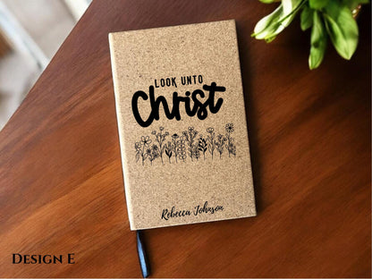 Laser Engraved Personalized LDS 2025 Youth Theme Journal, Look Unto Christ Journal