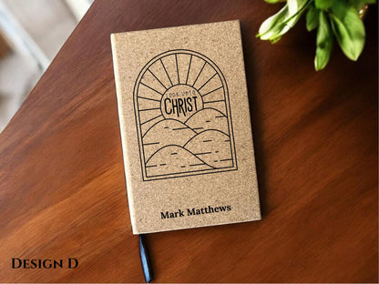 Laser Engraved Personalized LDS 2025 Youth Theme Journal, Look Unto Christ Journal