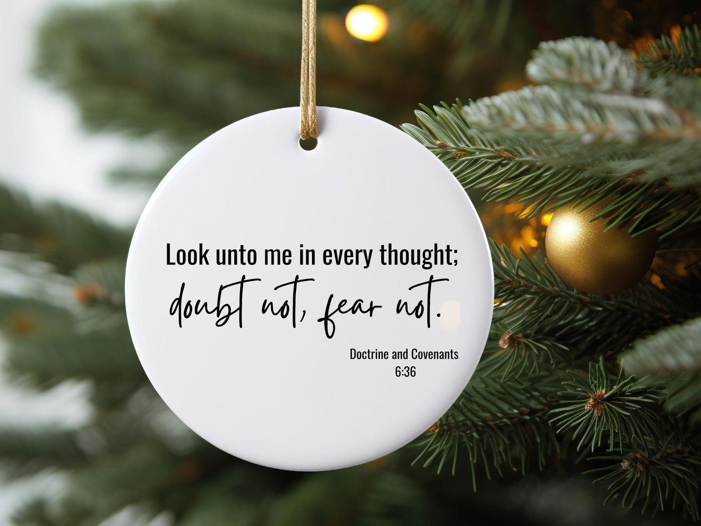 LDS 2025 Youth Theme Christmas Ornament