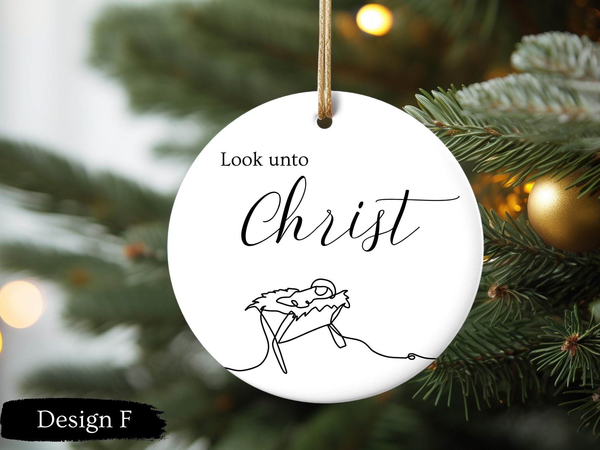 Look unto Christ Youth Theme 2025 Ornament