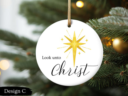 Look unto Christ Youth Theme 2025 Ornament