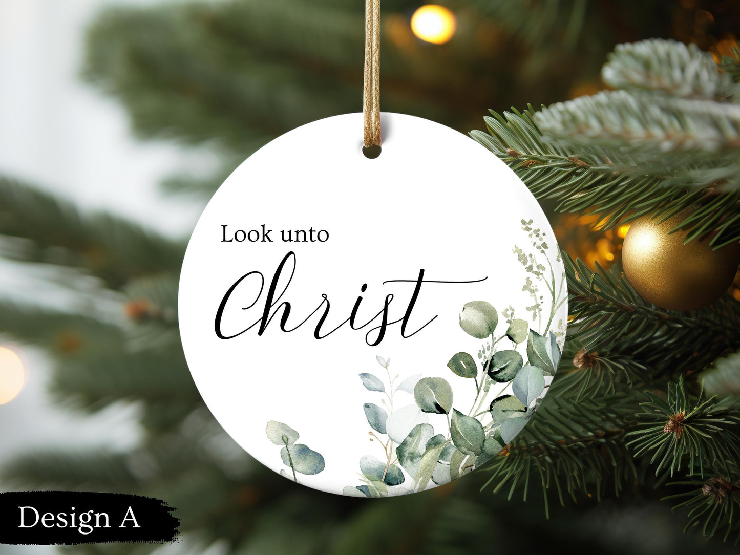 Look unto Christ Youth Theme 2025 Ornament