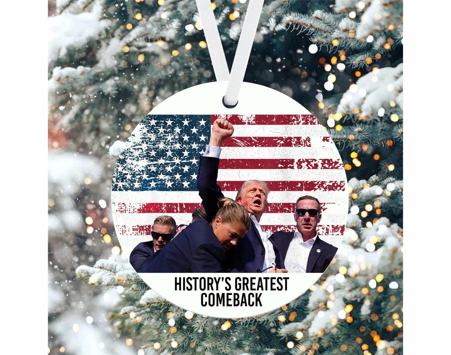 Donald Trump History’s Greatest Comeback Ornament