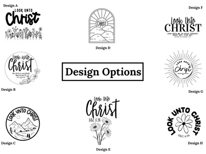 Personalized Laser Engraved LDS Temple Recommend and Temple Ordinance Organizer, Look unto Christ 2025 Youth Theme - The Original