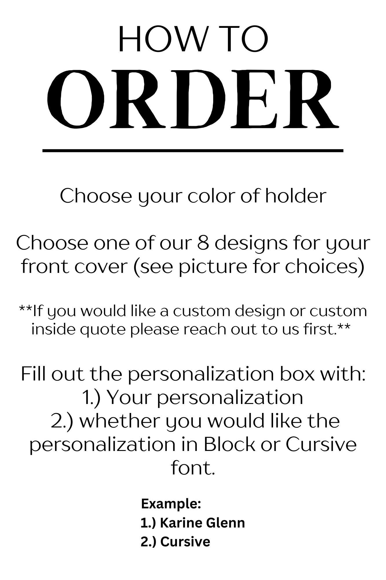 Personalized Laser Engraved LDS Temple Recommend and Temple Ordinance Organizer, Look unto Christ 2025 Youth Theme - The Original