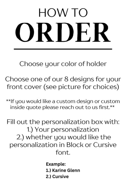 Personalized Laser Engraved LDS Temple Recommend and Temple Ordinance Organizer, Look unto Christ 2025 Youth Theme - The Original