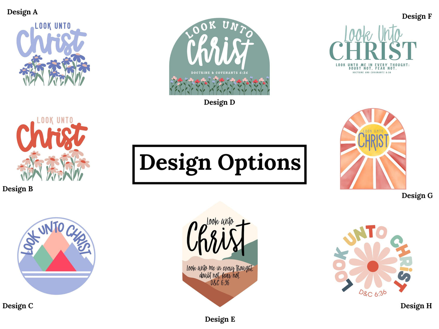 Personalized LDS Youth Temple Recommend and Temple Ordinance Organizer, Look unto Christ 2025 Youth Theme, COLOR EDITION