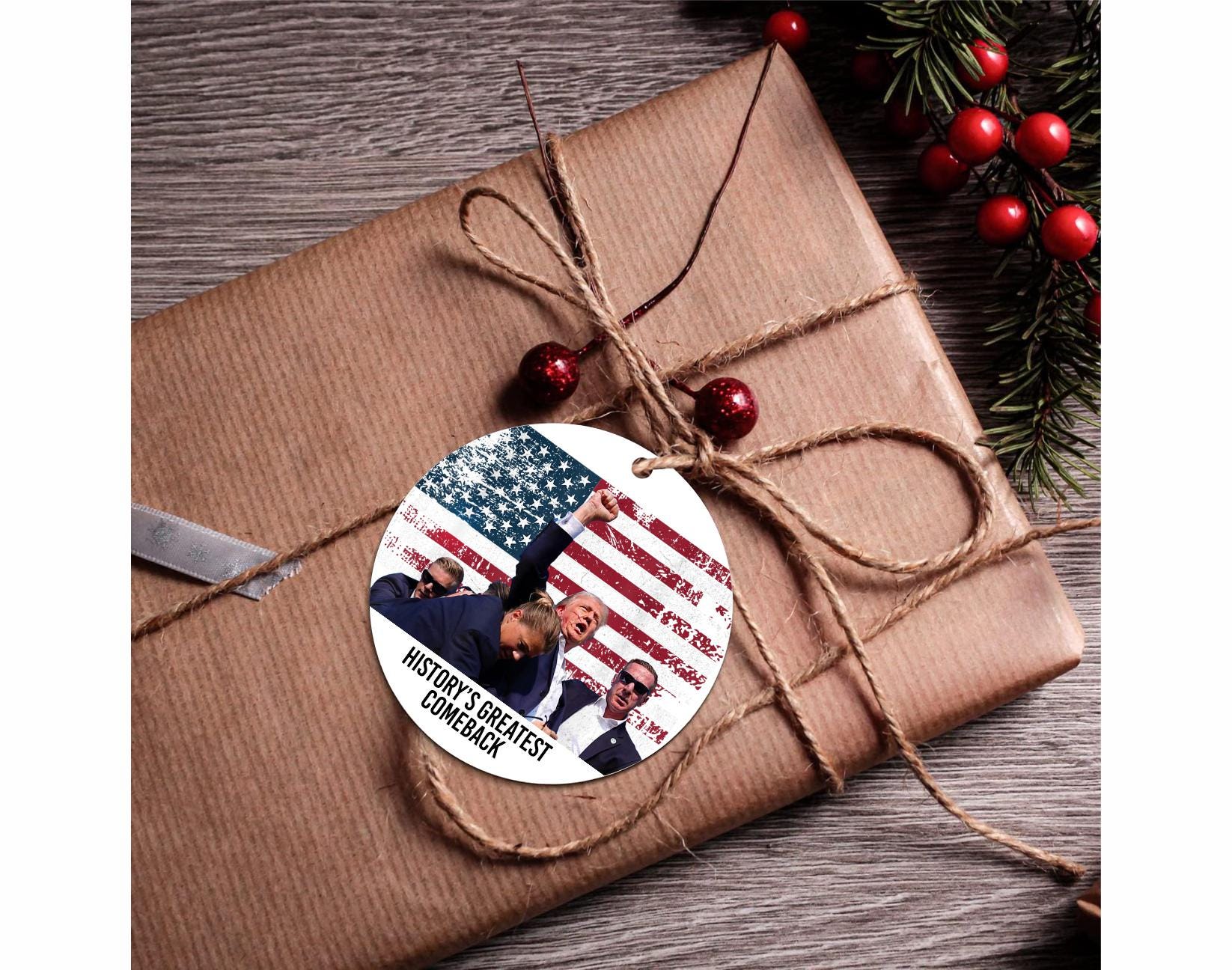 Donald Trump History’s Greatest Comeback Ornament