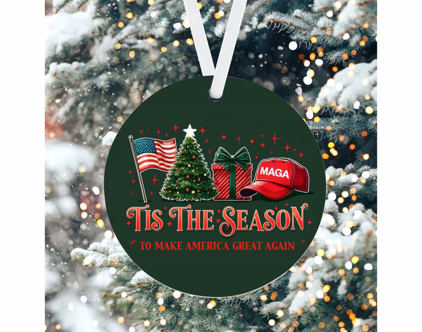 Donald Trump Christmas Ornaments
