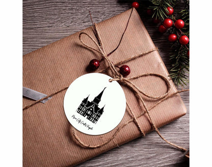 Personalized LDS Temple Christmas Ornaments