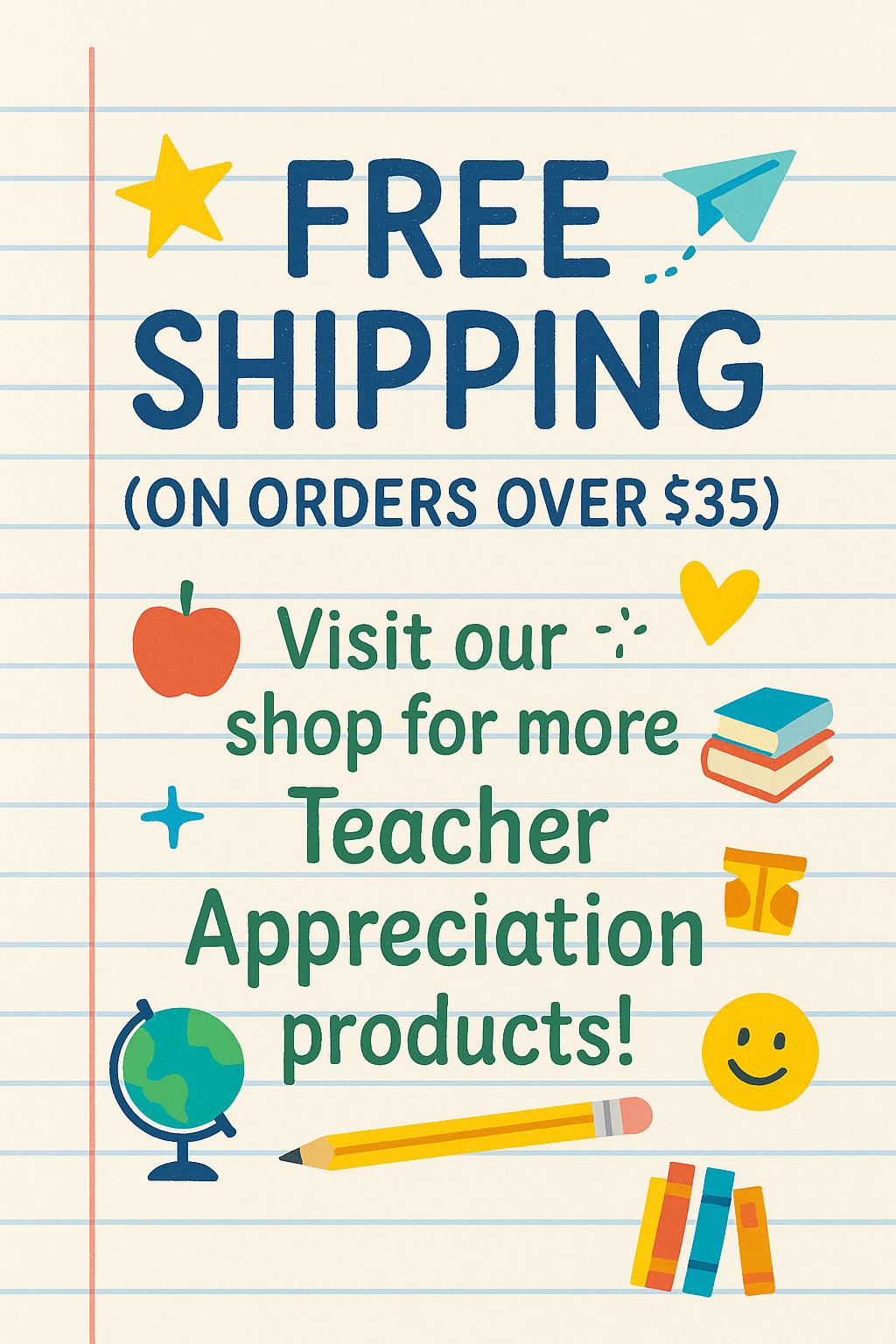 Personalized Bamboo Teacher Appreciation Water Bottle, Stainless Steel Thermos