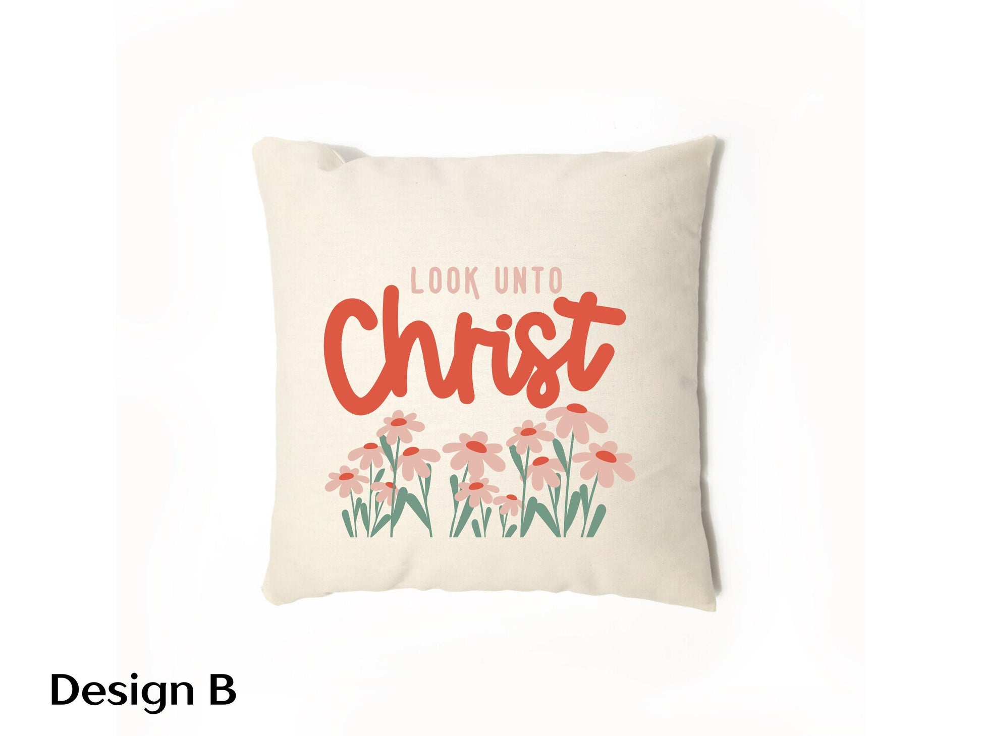 Look Unto Christ Throw pillow - 2025 LDS Youth Theme Home Decor