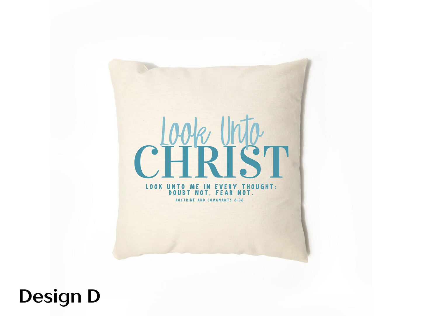 Look Unto Christ Throw pillow - 2025 LDS Youth Theme Home Decor