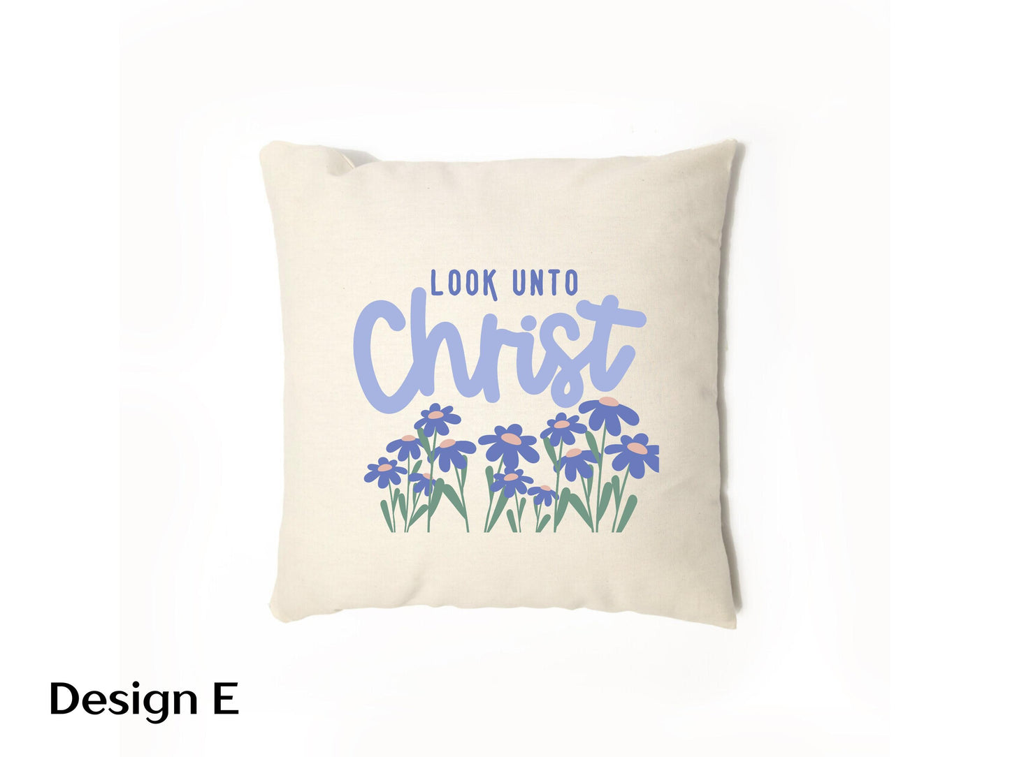 Look Unto Christ Throw pillow - 2025 LDS Youth Theme Home Decor