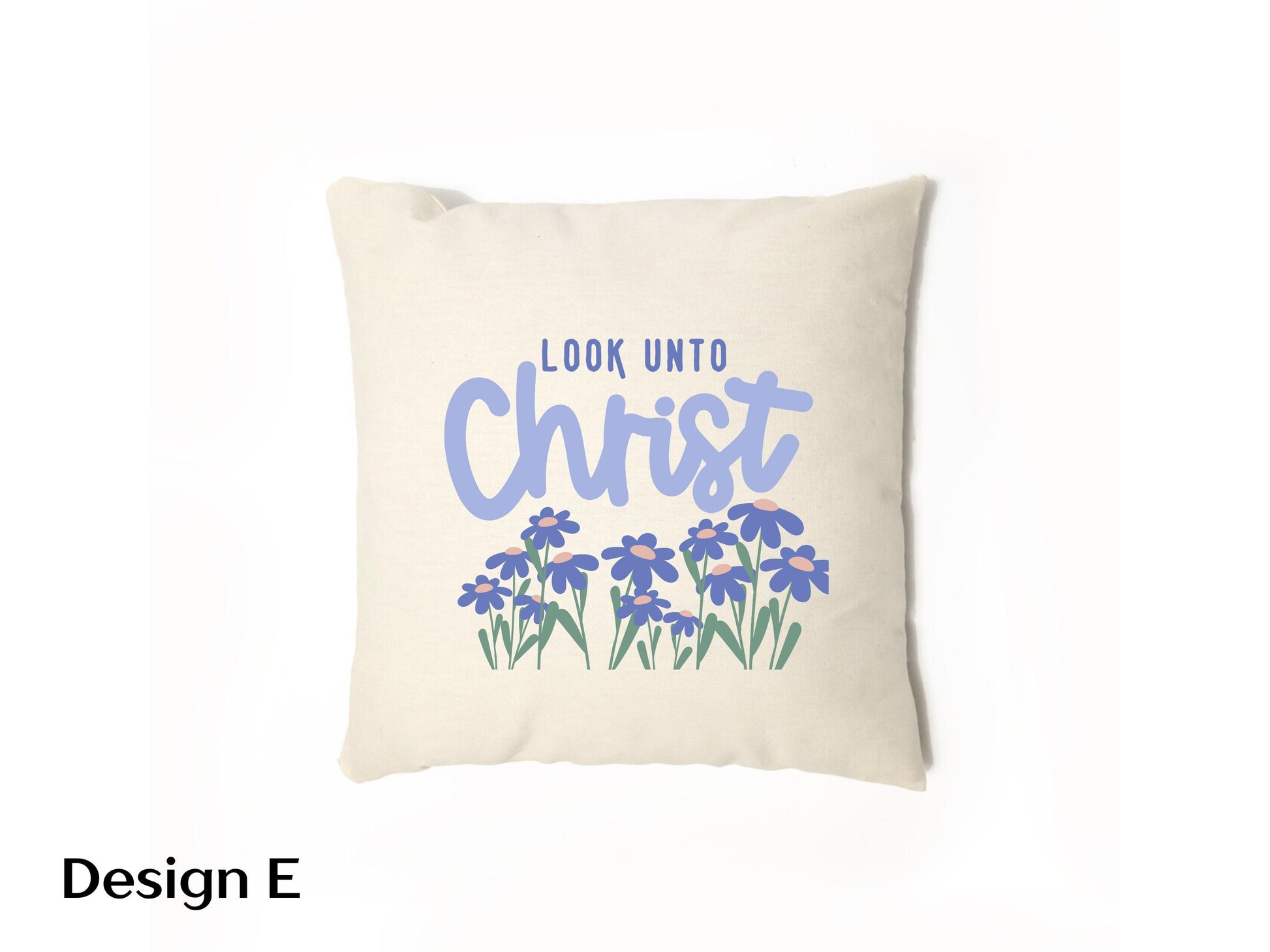 Look Unto Christ Throw pillow - 2025 LDS Youth Theme Home Decor