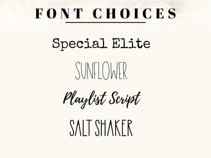 Personalized Family Names Throw Pillow - 4 Font Options