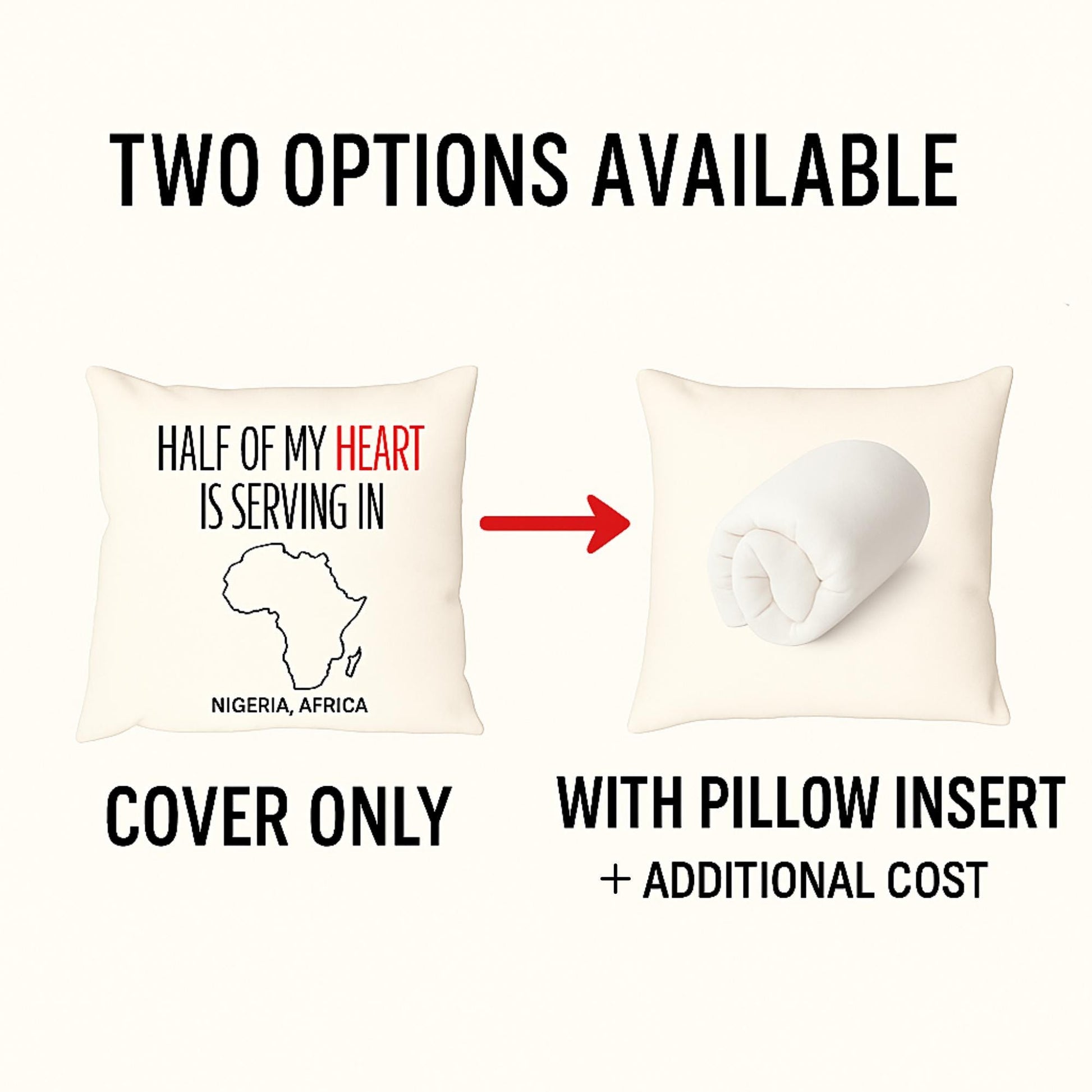 Personalized LDS Missionary Throw Pillow