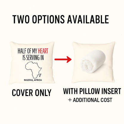 Personalized LDS Missionary Throw Pillow